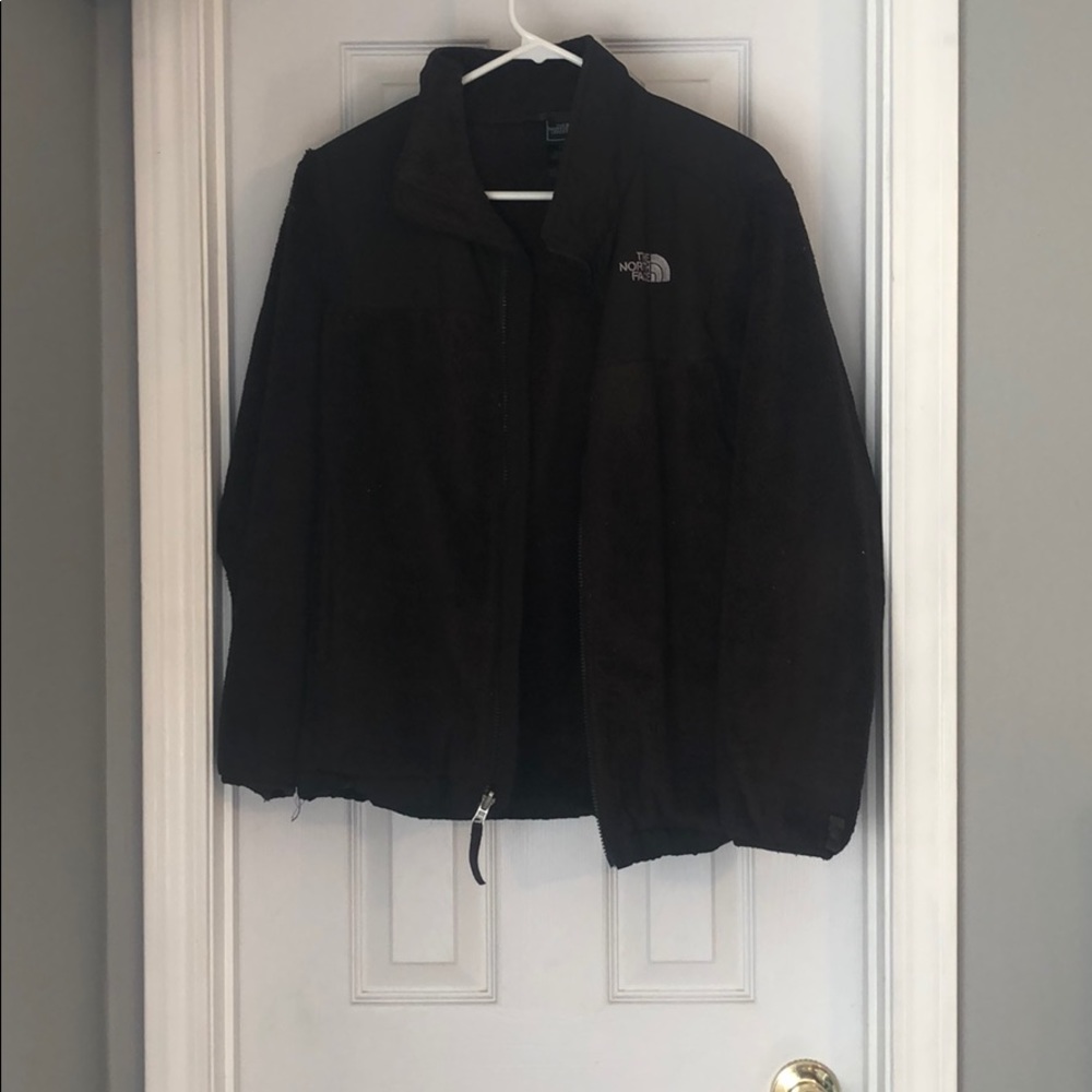 Brown north face jacket